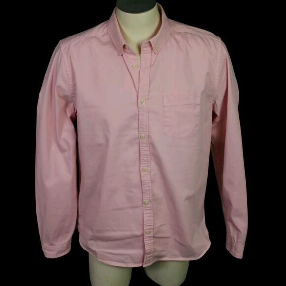 CPO Provisions Cotton PINK Button Down Shirt (Size: M) - Picture 1 of 10